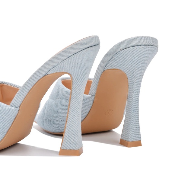 BRENTON HEELS LIGHT BLUE - Picture 5 of 6